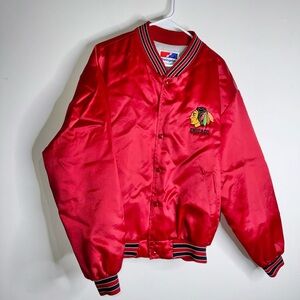 Vintage NHL Swingster Chicago Blackhawks Swingster Satin Jacket